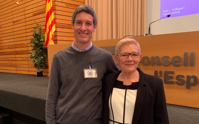 Mercè Rosich i Jordi Molins després de les eleccions | Cedida